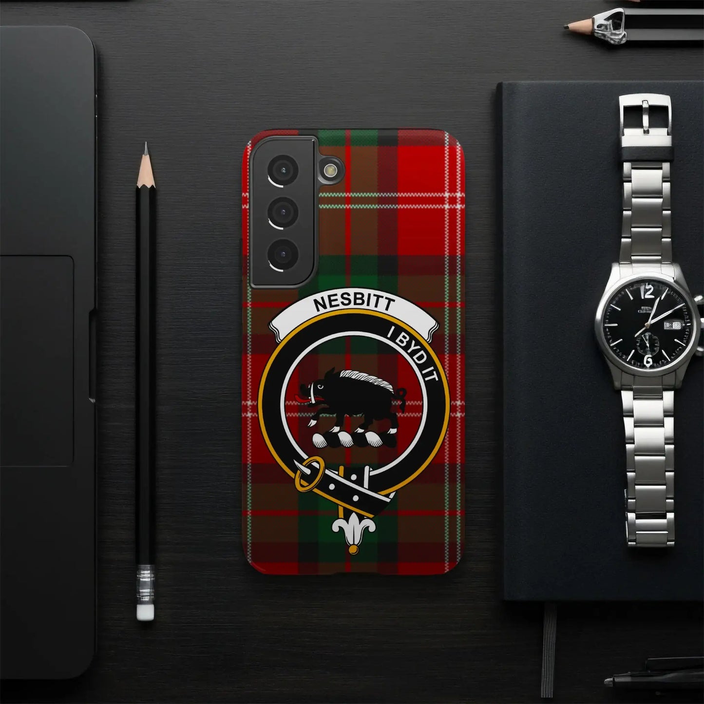 Nesbitt I byd It Family Crest Samsung Phone Case