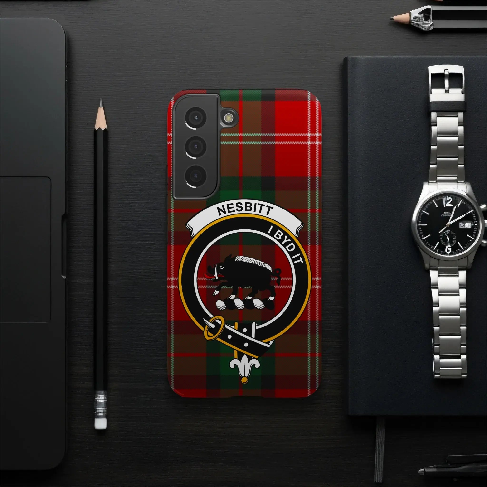 Nesbitt I byd It Family Crest Samsung Phone Case