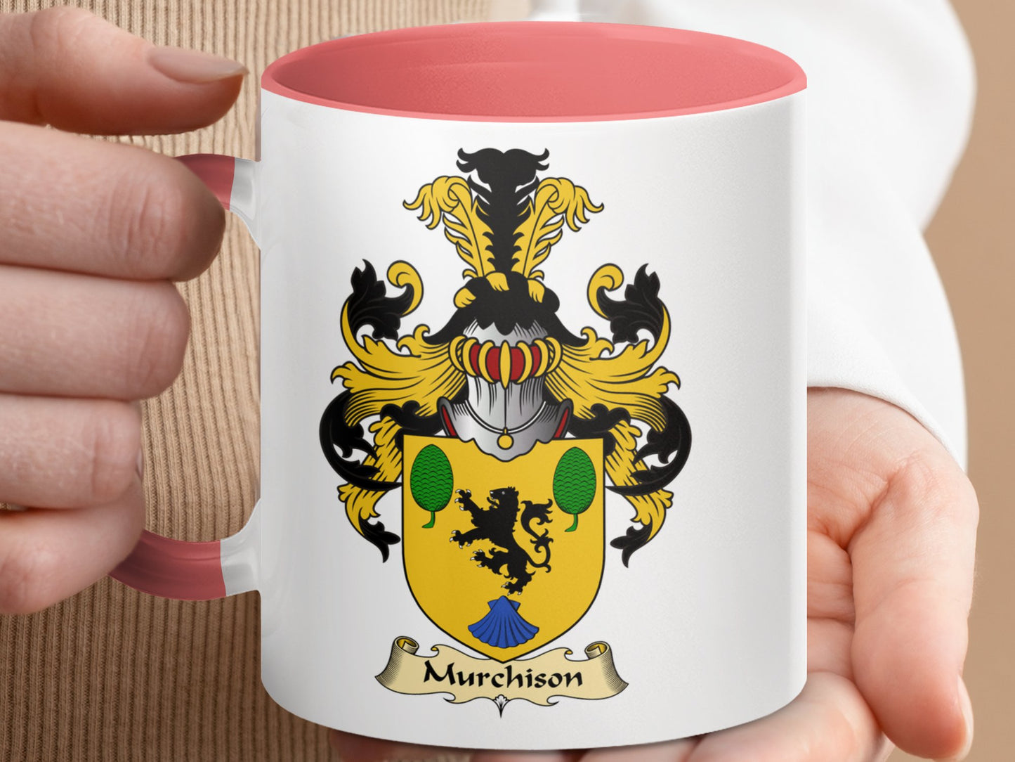 Scottish Clan Murchison Surname Coat of Arms Mug - Living Stone Gifts