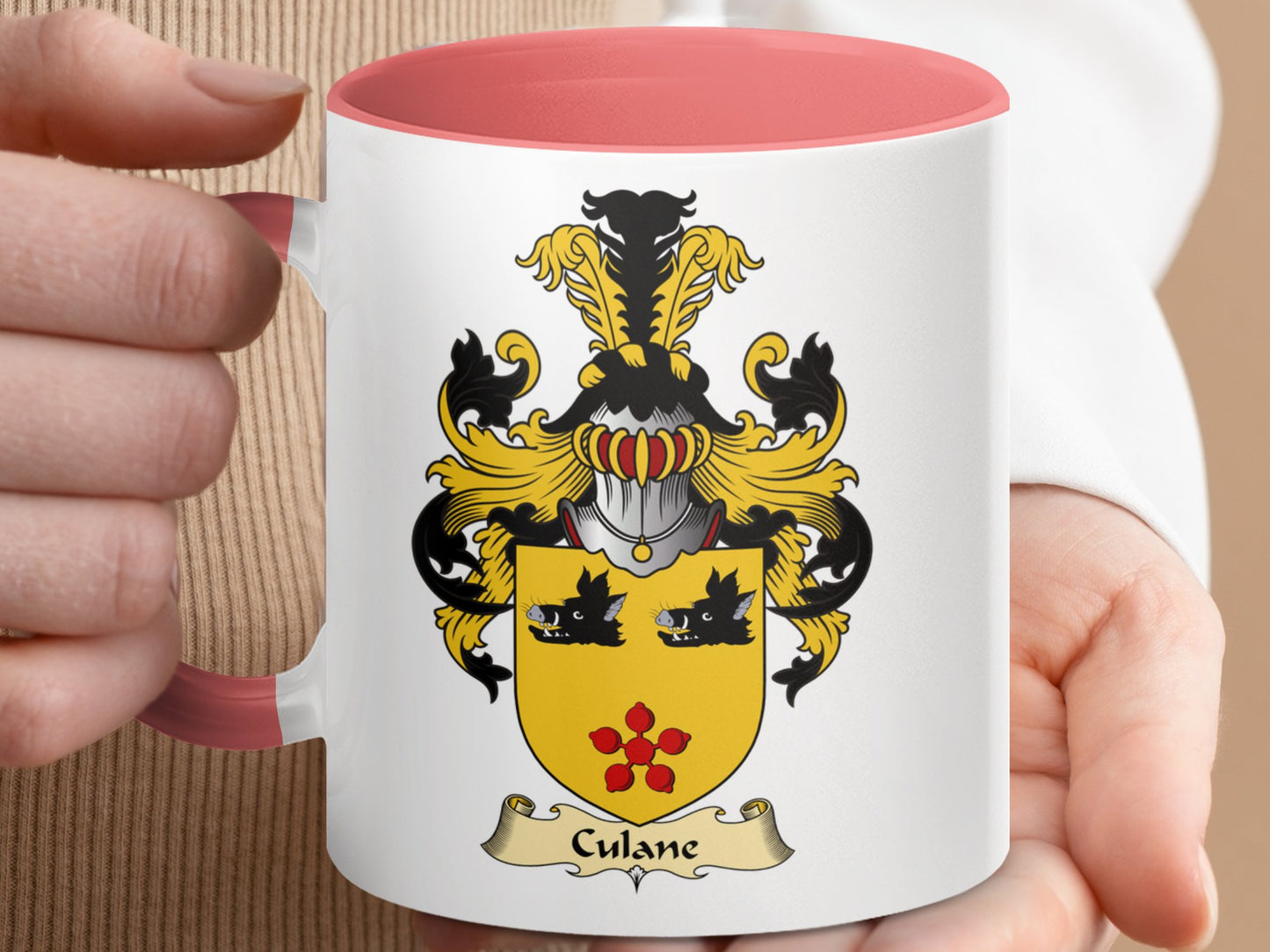 Culane Scottish Clan Accent Coffee Mug - Living Stone Gifts