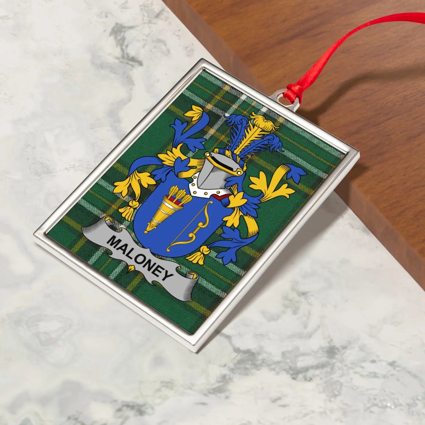 Custom Family Crest Plaque with Custom Name product type
