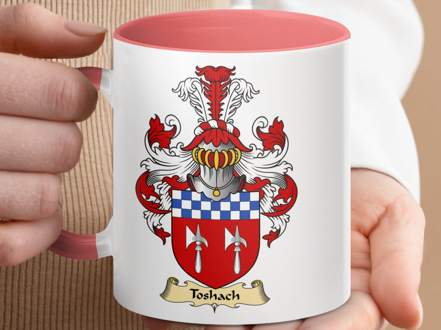 Clan Toshach Scottish Coat of Arms Mug - Living Stone Gifts