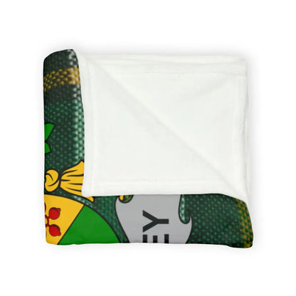 Cozy Layer Green and Yellow Graphic Cozy Blanket Product