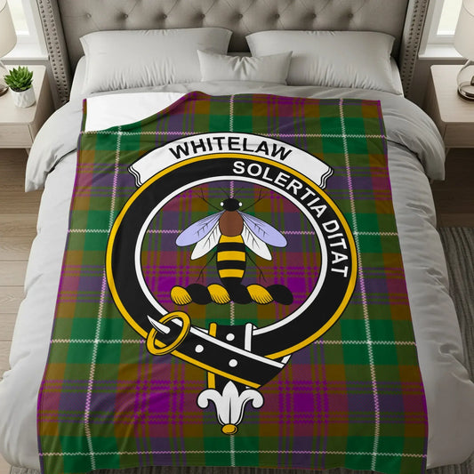 Whitelaw Solertia Ditat Emblem Tartan Blanket product type