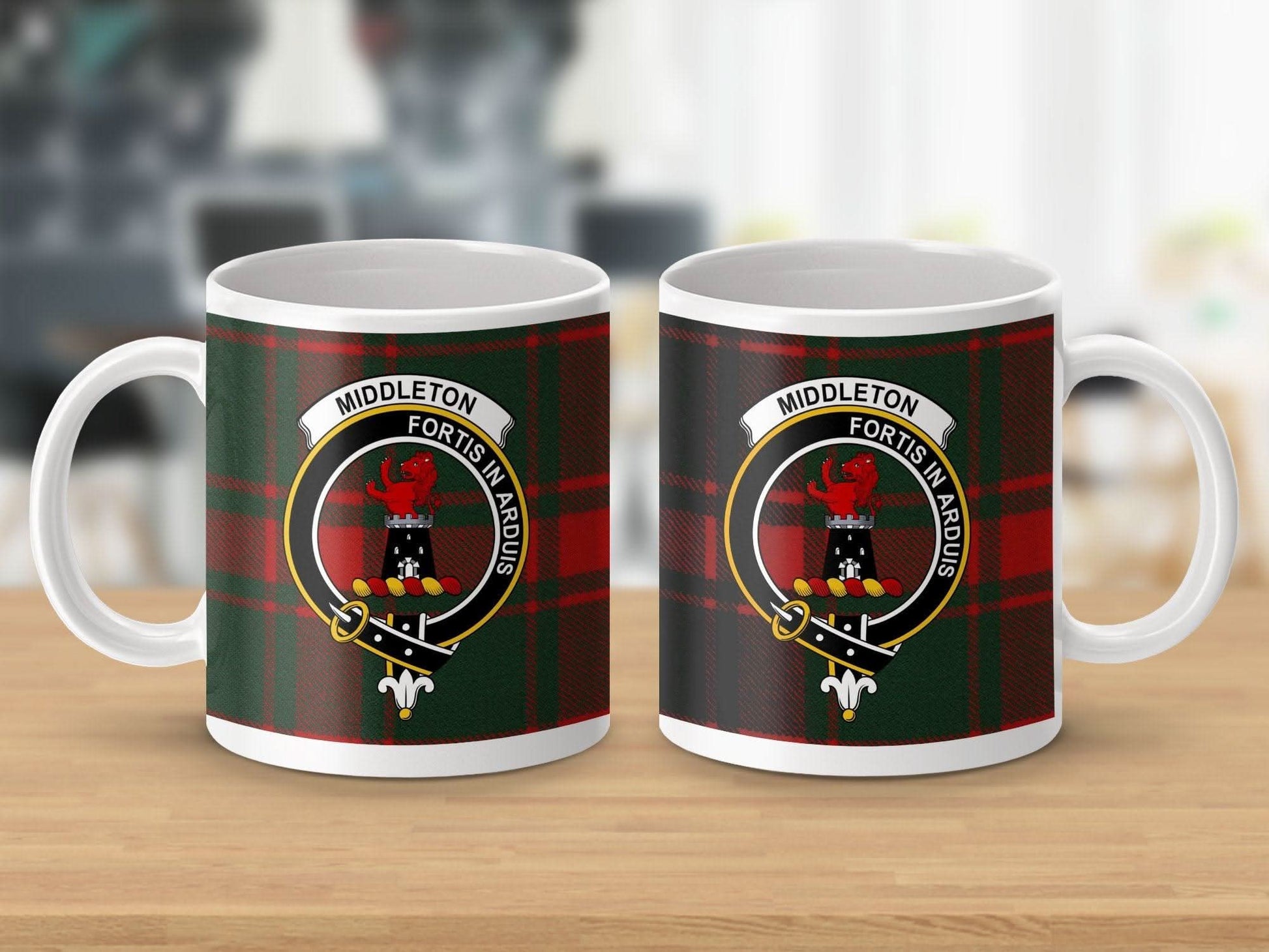 Middleton Fortis In Arduis Plaid Ceramic Mug product