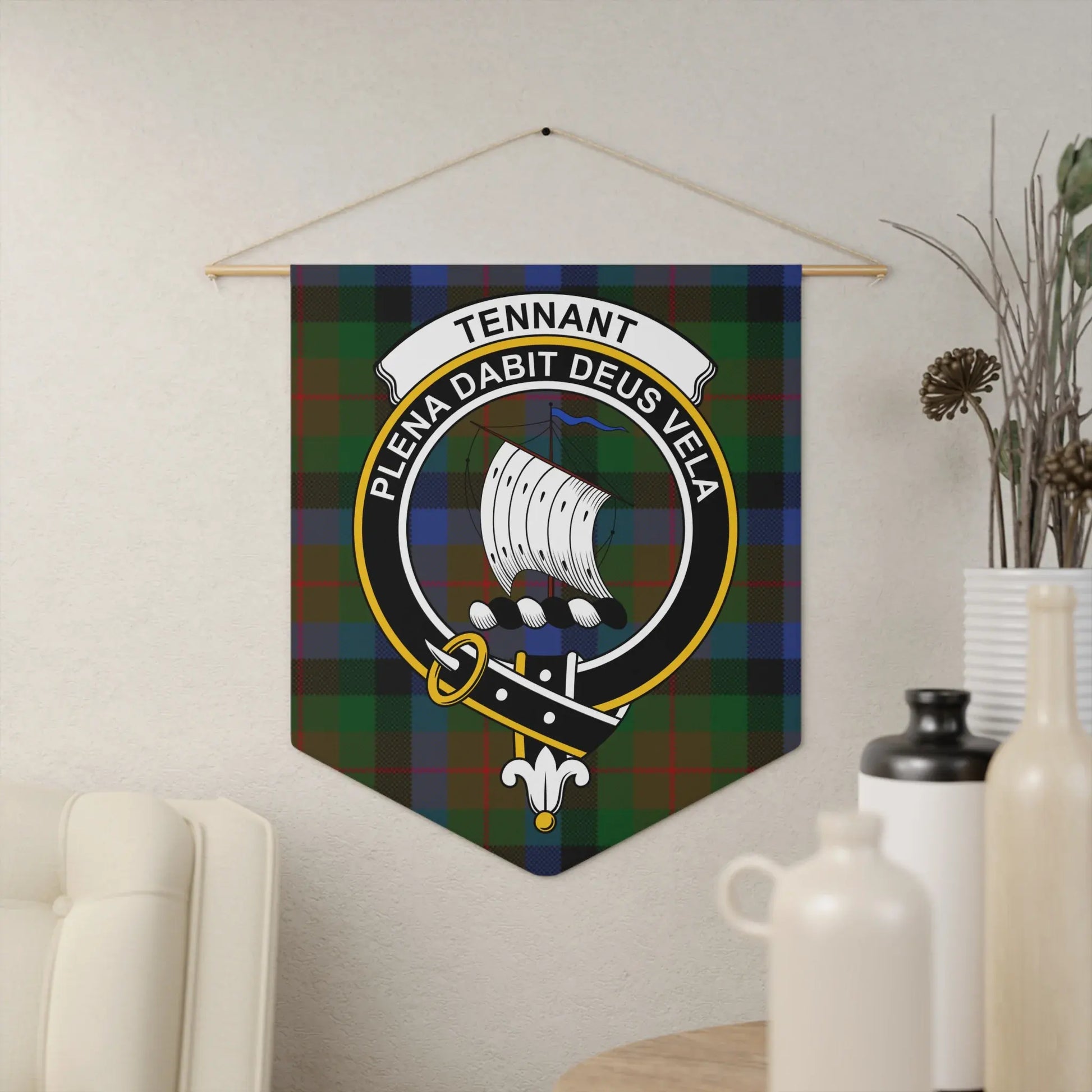 Scottish Clan Tennant Crest Wall Hanging product type