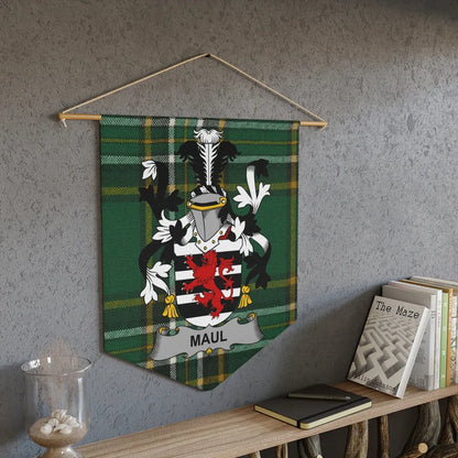 Green Tartan Plaid Pattern Family Crest Banner product