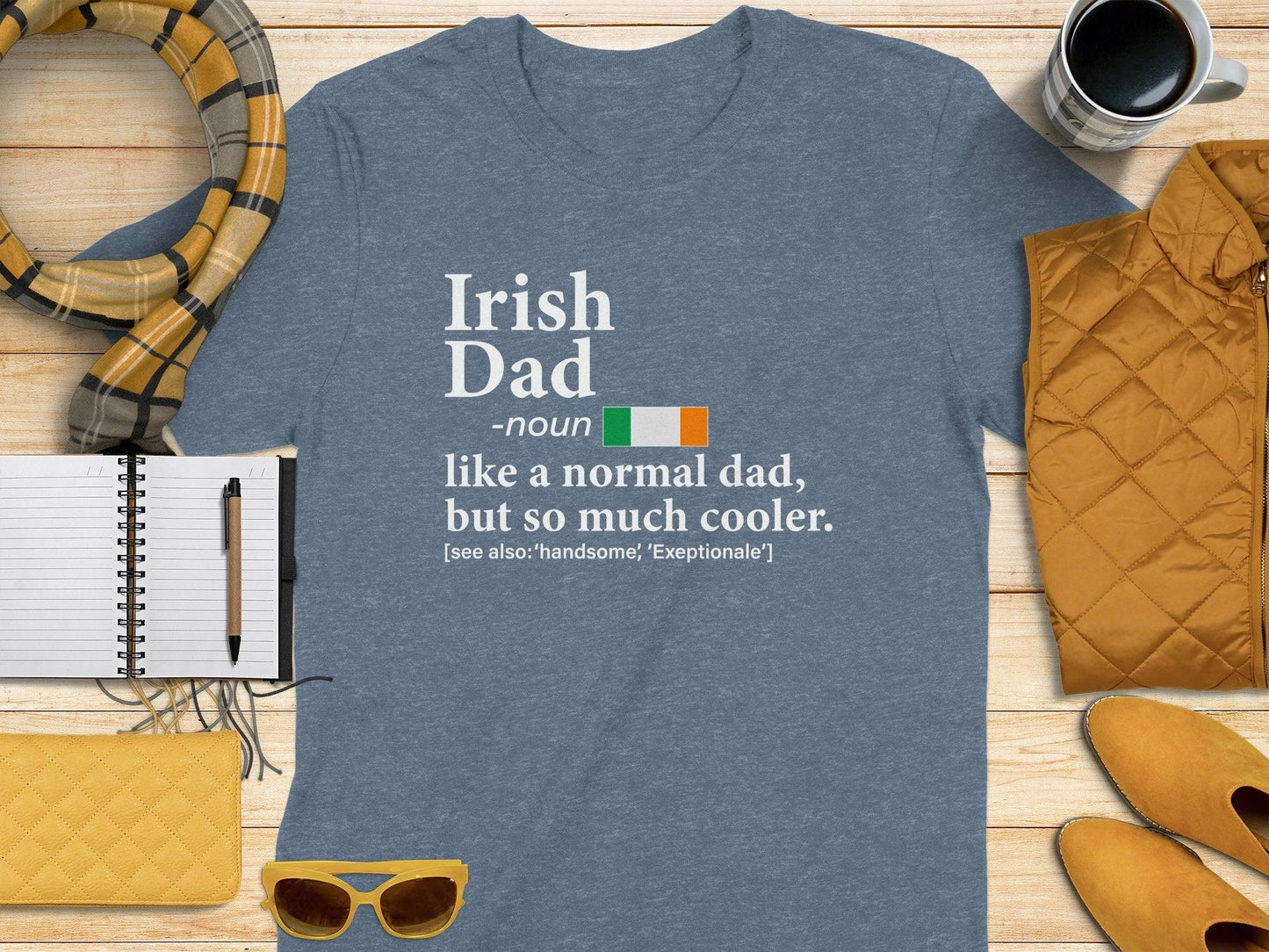 Irish Dad So Much Cooler Definition Graphic t-shirt - Celtic Ancestry Gifts