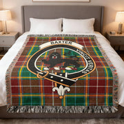 Baxter Clan Scottish Tartan Woven Blanket