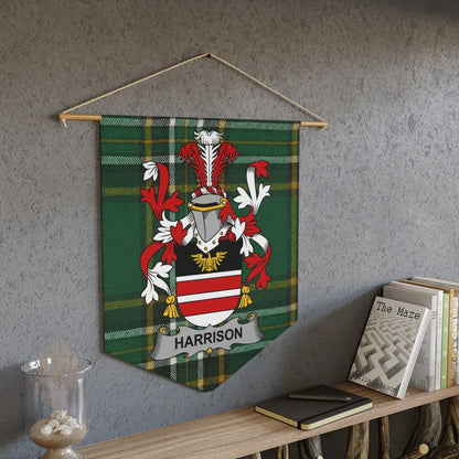 Family Crest Plaid Design Harrison Wall Hanging product