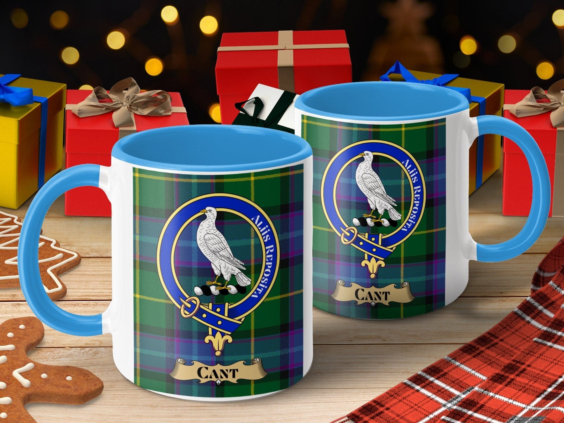 Clan Cant Scottish Tartan Crest Emblem Accent Mug