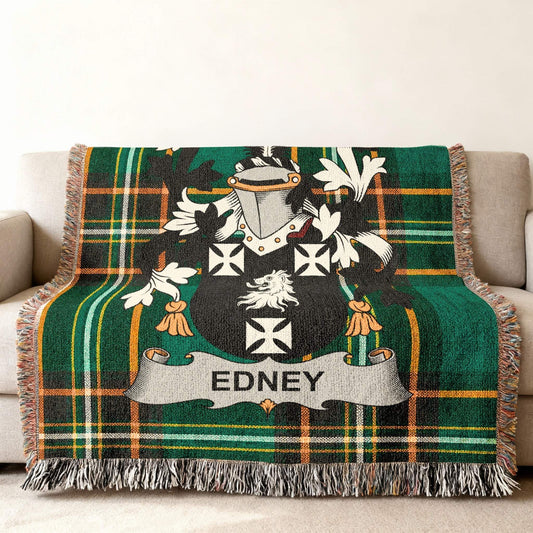 Edney Family Crest Green Plaid Tartan Design product type