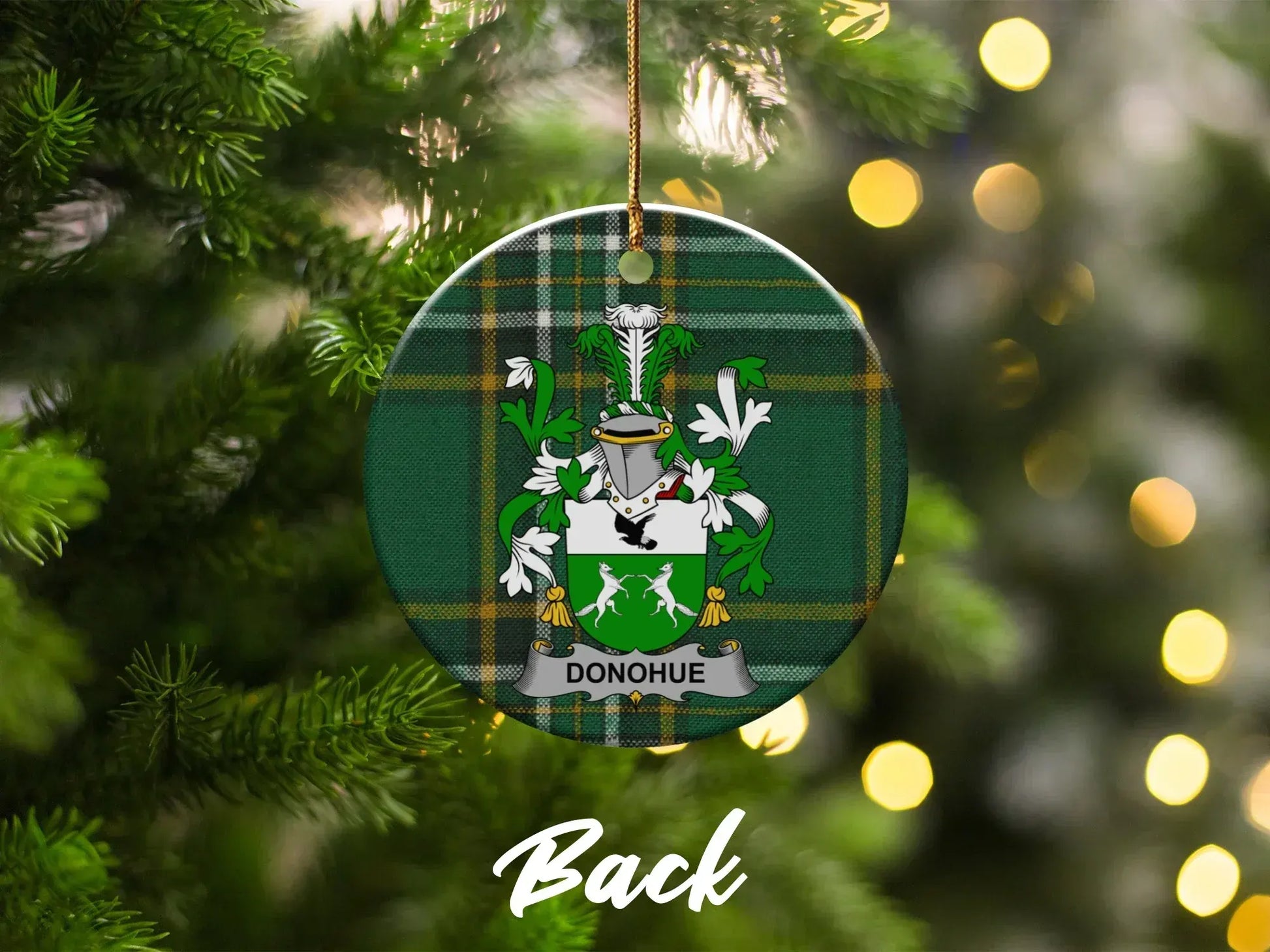 Family Crest Donohue Christmas Tree Ornament product type