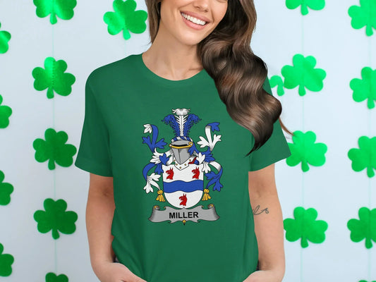Miller Family Crest Graphic Short Sleeve Shirt product
