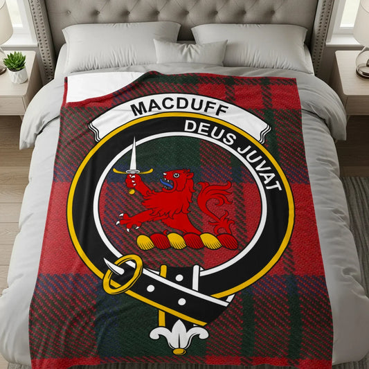 Macduff Deus Juvat Red Tartan Blanket product
