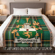 McGuinness Irish Woven Blanket | Lords of Iveagh Tartan Throw