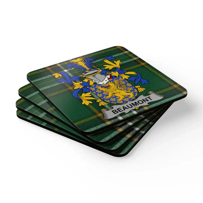 Personalized Beaumont Family Crest Coaster Set product type