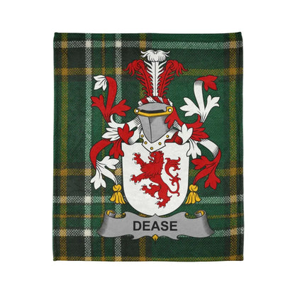 Dease Red Lion Crest Tartan Blanket product type
