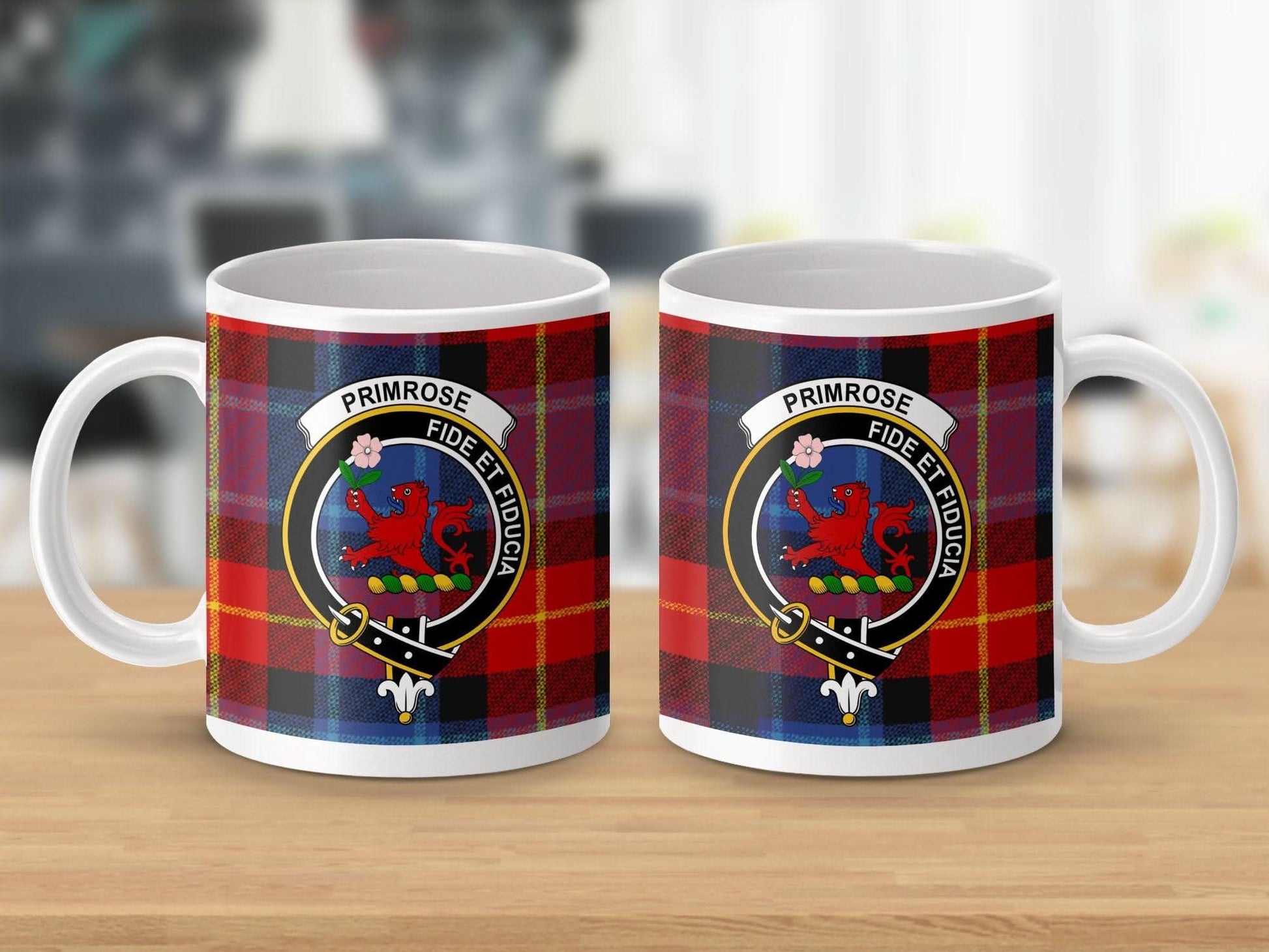 Primrose Fide Et Fiducia Plaid Coffee Mug product