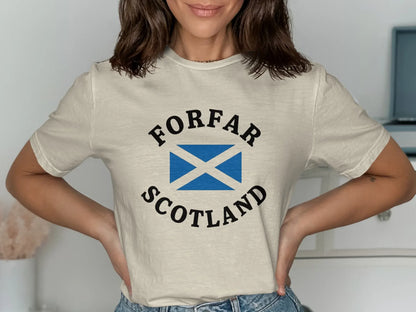 Forfar Scotland Flag Graphic T-Shirt Casual product type