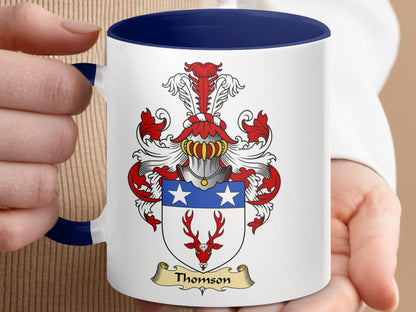 Thomson Scottish Clan Coat of Arms Mug - Living Stone Gifts