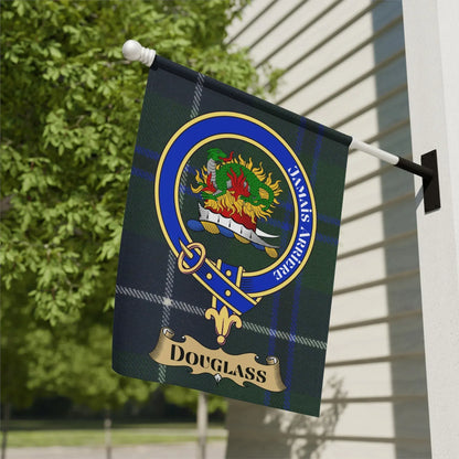 Clan Douglass Crest Plaid Outdoor Flag Banner product type
