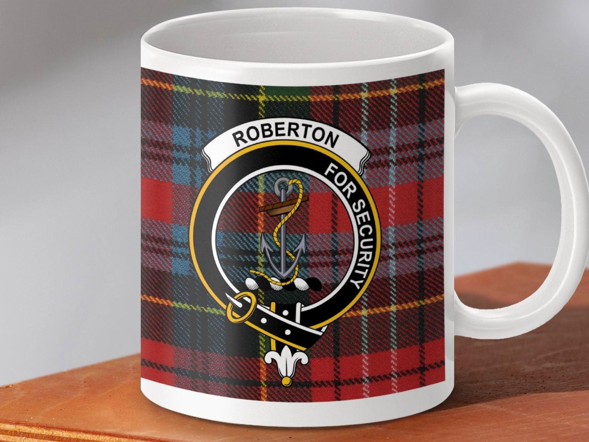 Roberton For Security Tartan Mug Unique product