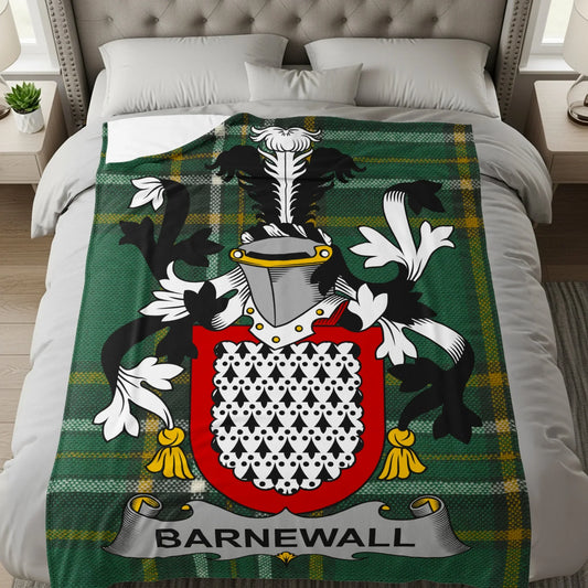 Barnewall Tartan Plaid Family Crest Blanket product