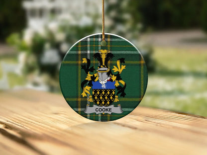 Green Coat of Arms Ornament Personalized Product