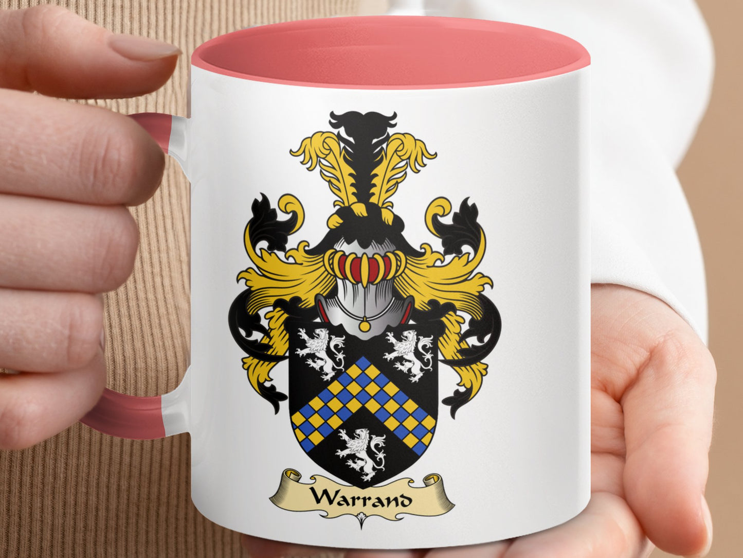 Clan Warrand Scottish Coat of Arms Mug - Living Stone Gifts