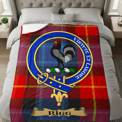Virtute et Labore Rigg Tartan Blanket product