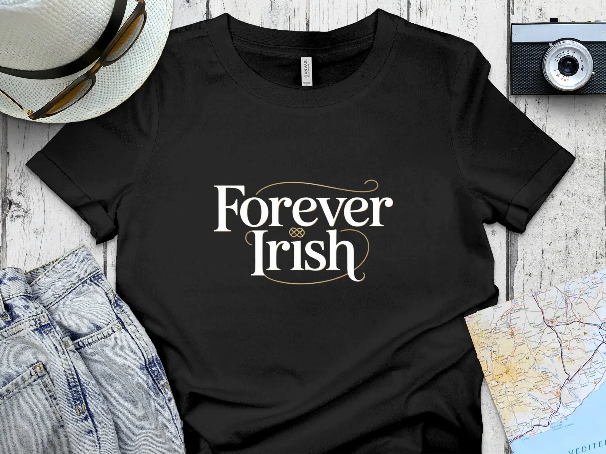 Forever Irish Graphic Tee Shirt for Irish Pride
