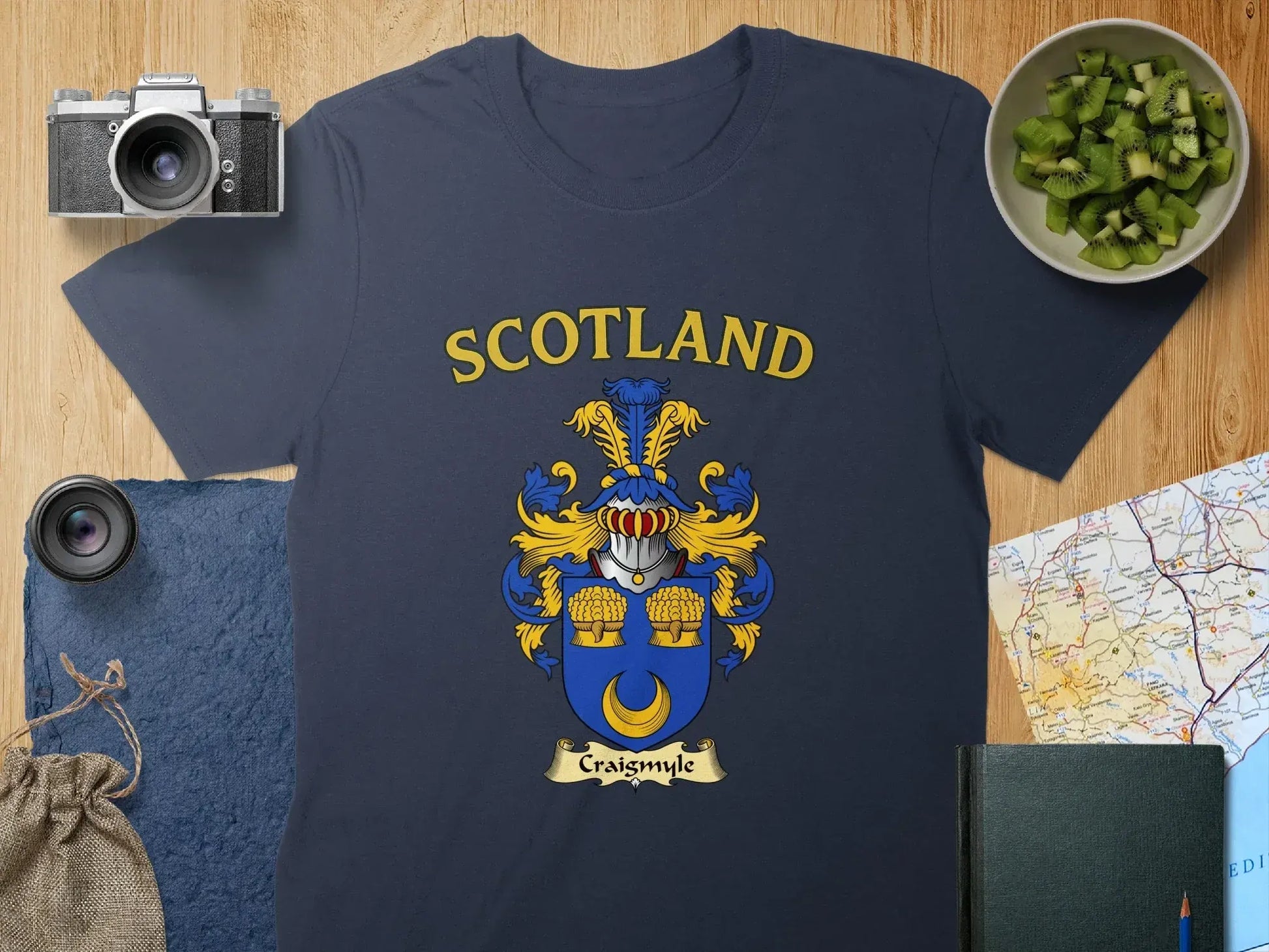 Scotland Craigsmyle Crest Design T Shirt product type