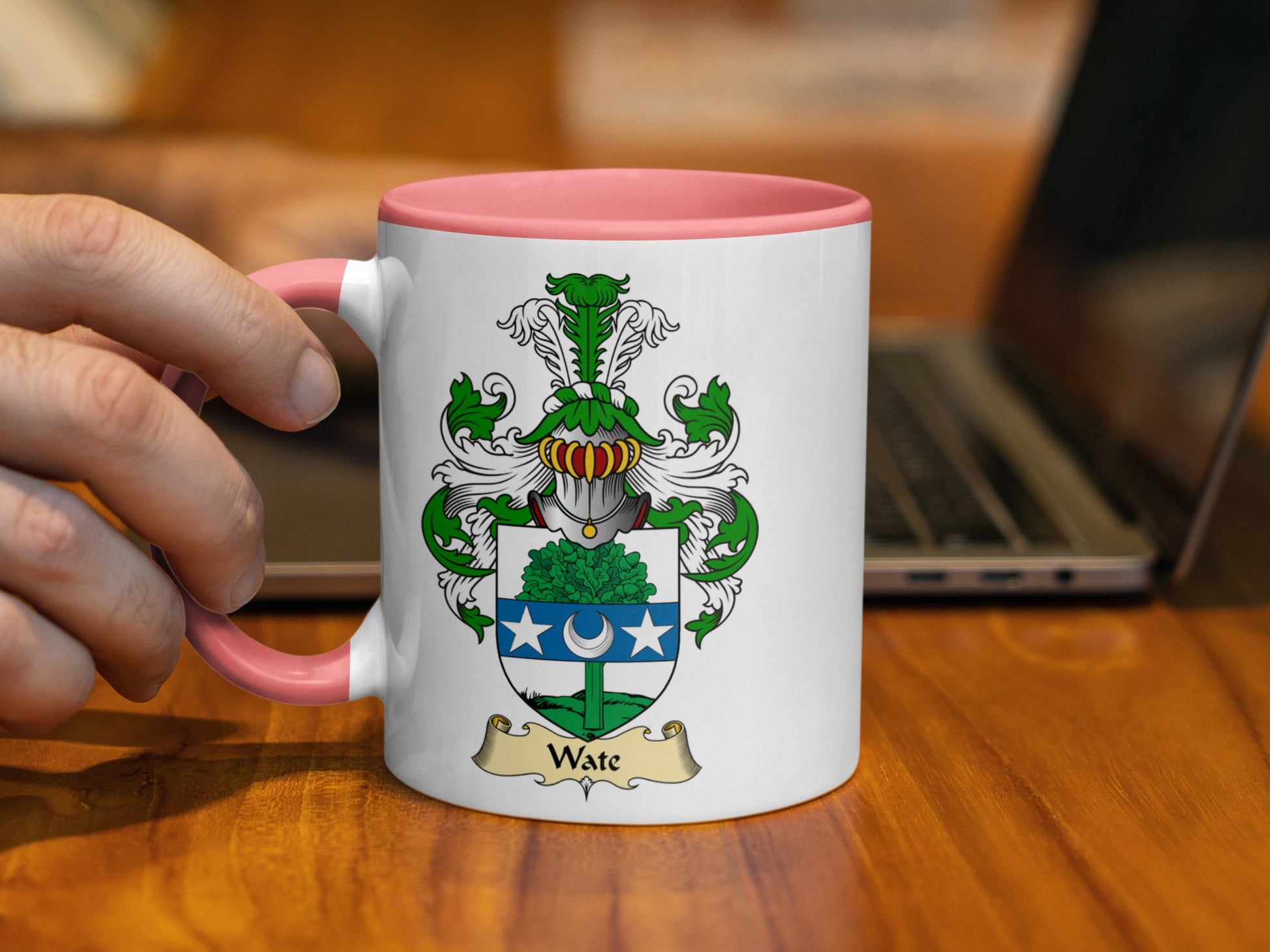 Wate Scottish Coat of Arms Mug - Living Stone Gifts