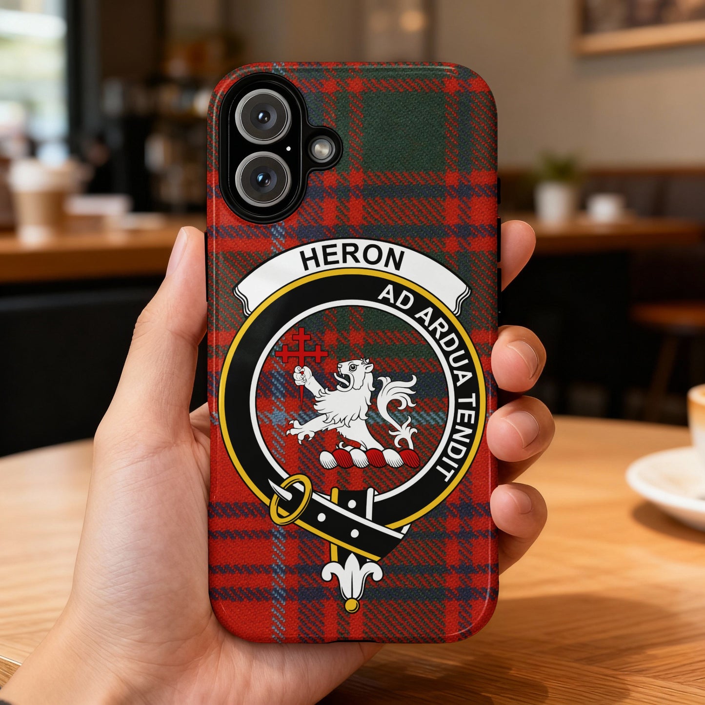 Heron Ad Ardua Tendit Scottish Clan Phone Case
