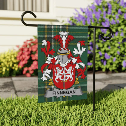 Finnegan Family Crest Personalized Garden Flag product