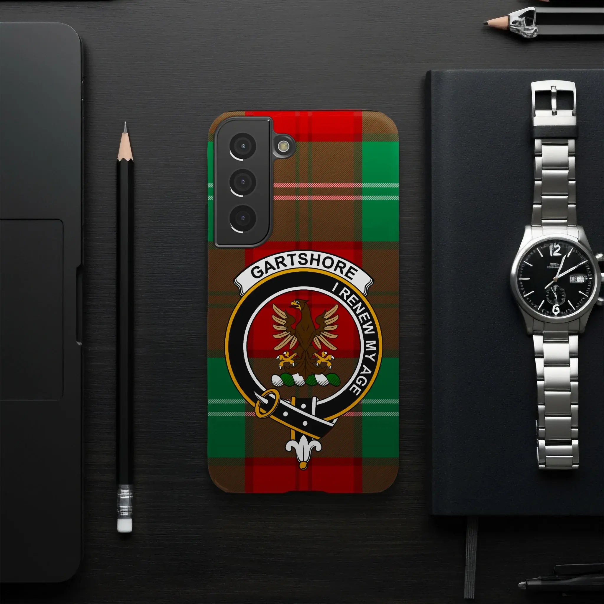 Gartshore I Renew My Age Tartan Phone Case Cover