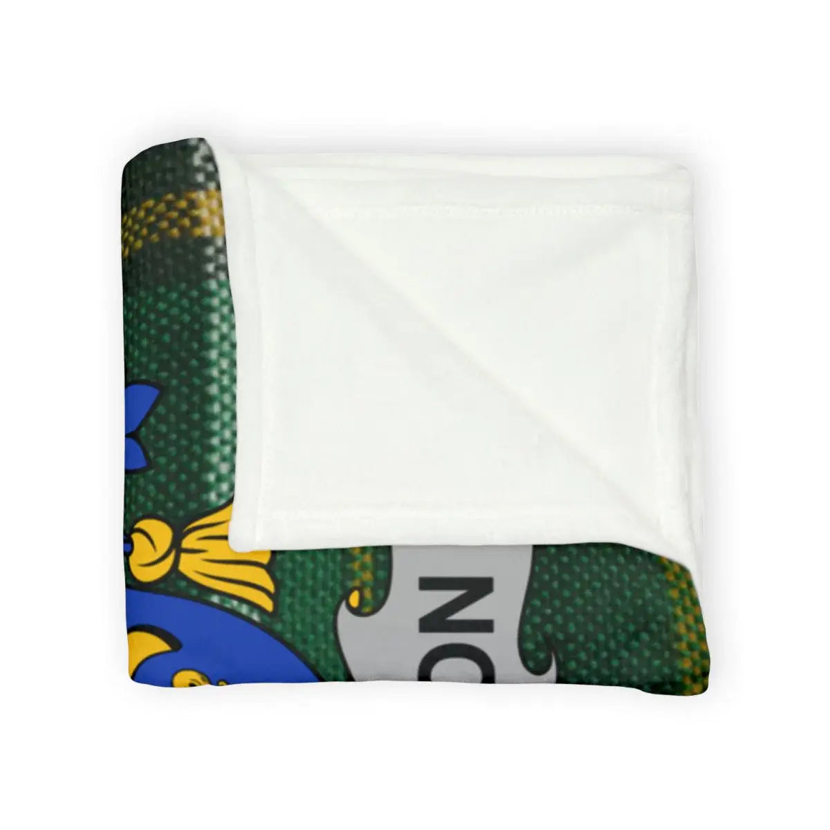 Cozy Green Lion Emblem Warm Soft Blanket product