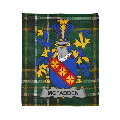 McFadden Family Crest Tartan Blanket Gift product
