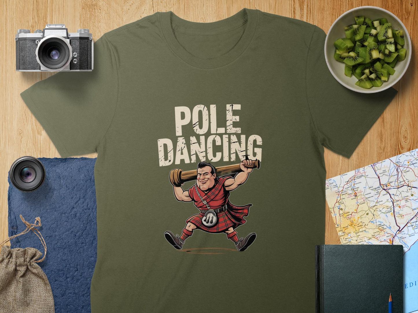 Pole Dancing Graphic Tee with Funny Design product