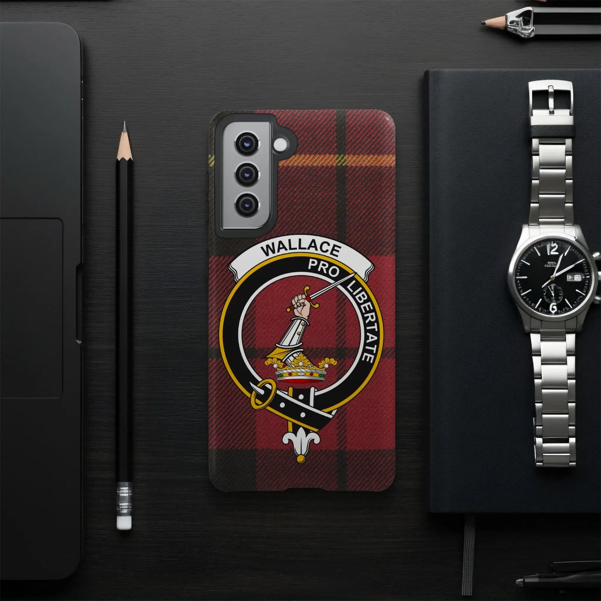 Wallace Pro Libertate Plaid Phone Case Design