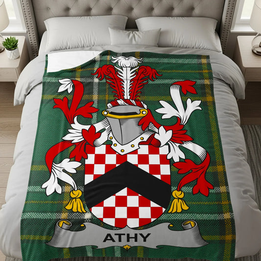 Personalized Coat of Arms Crest Blanket product type