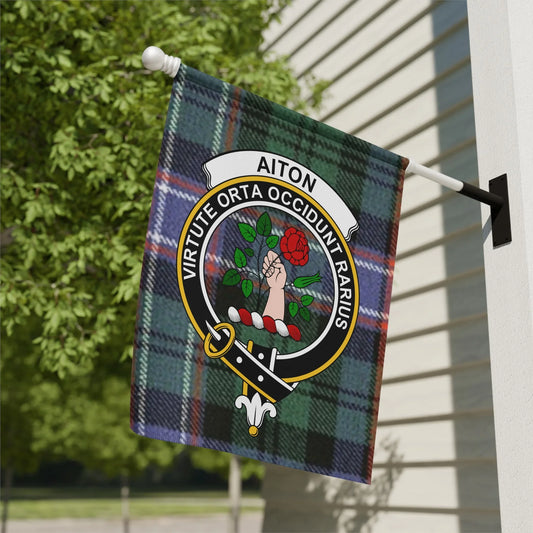 Custom Scottish Clan Crest Plaid Garden Banner product