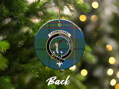 Carmichael Toujours Prest Crest Christmas Ornament product