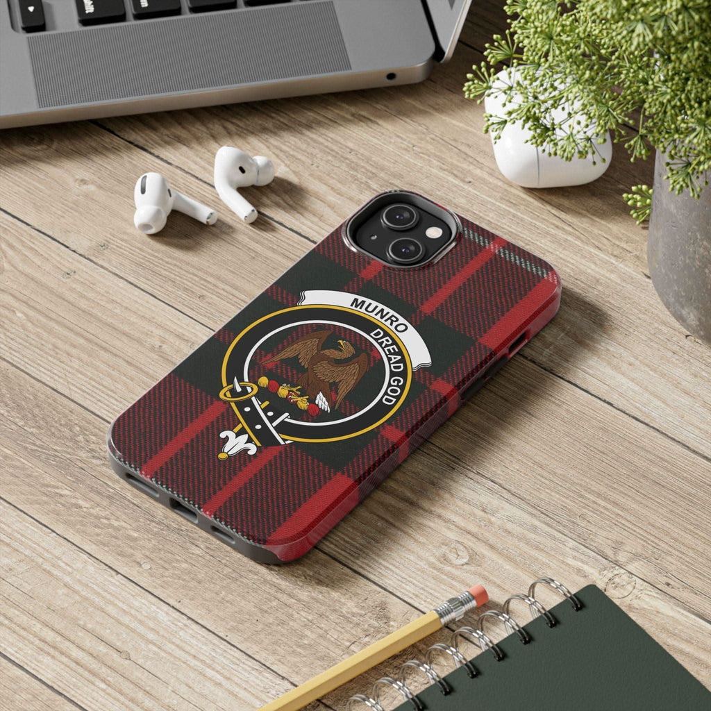 Munro Clan Scottish Tartan Cell Phone Case - Celtic Ancestry Gifts