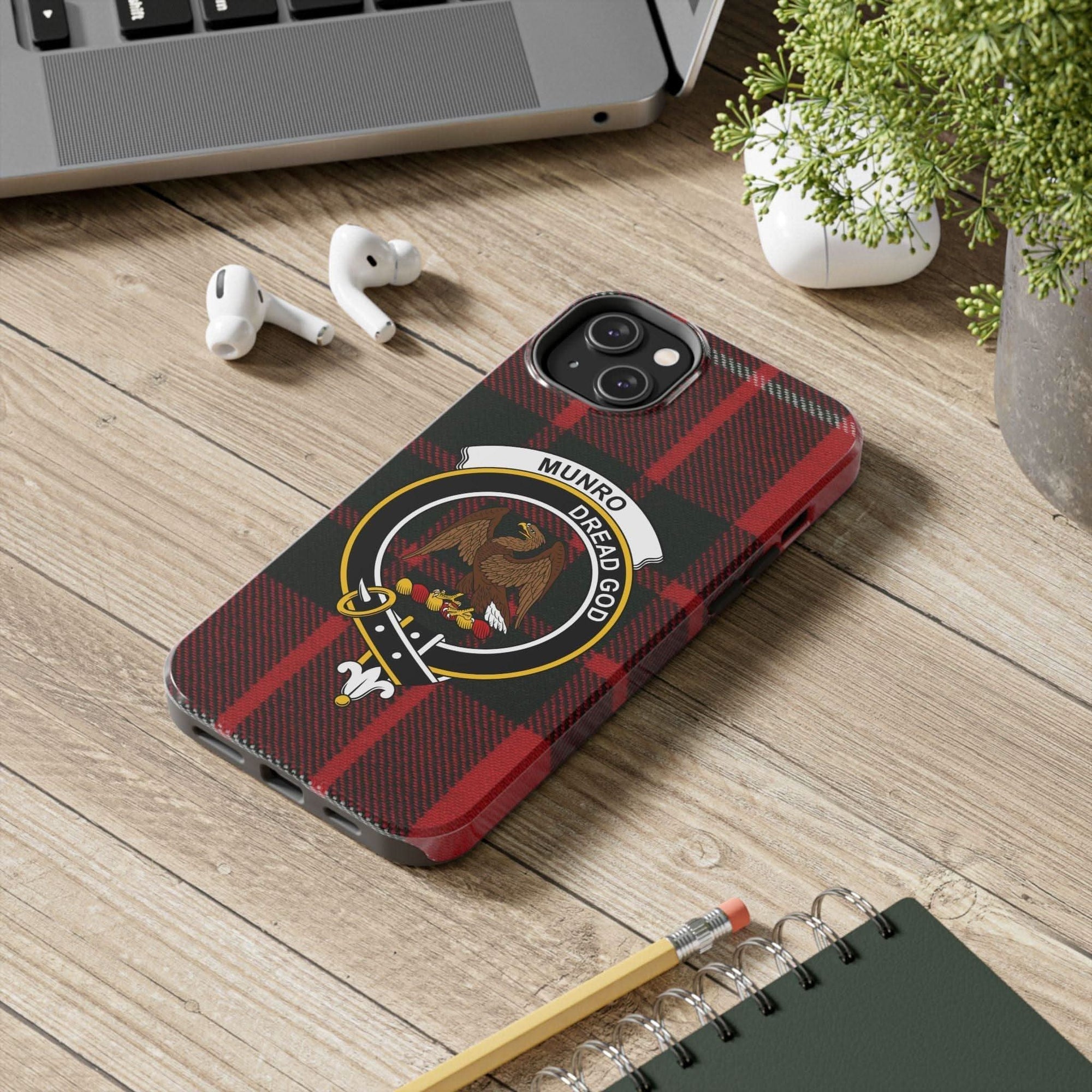 Munro Clan Scottish Tartan Cell Phone Case - Celtic Ancestry Gifts