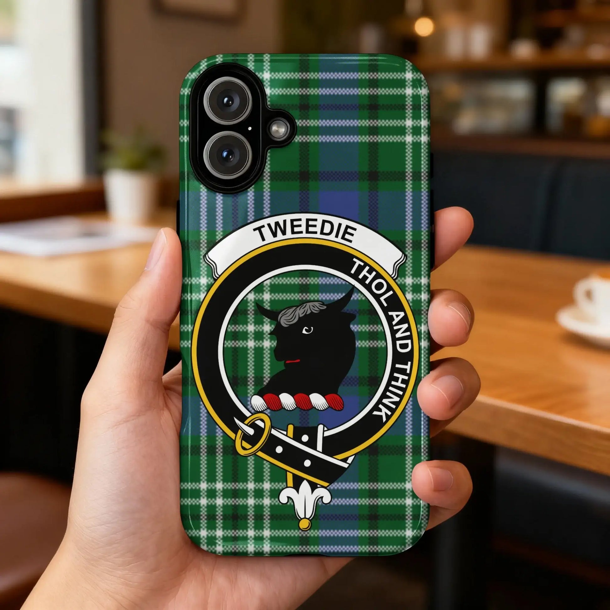 Tweedie Tholand Think Plaid Design Phone Case