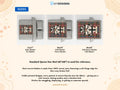 Size guide for Adiston Scottish family crest woven blanket with Caledonia tartan background