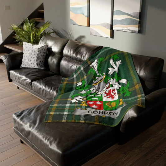 Personalized Conroy Clan Tartan Blanket family product