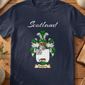 Raeburn Scottish family shield T-shirt in Navy